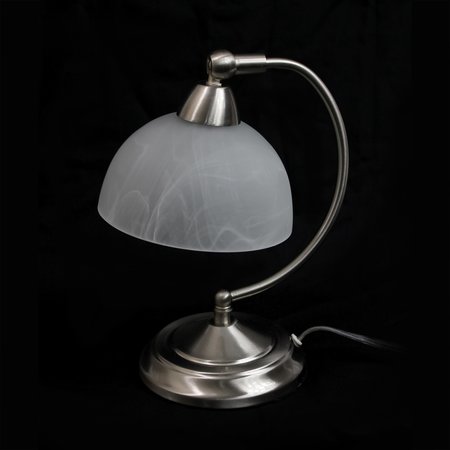 Elegant Designs Mini Modern Bankers Desk Lamp with Touch Dimmer Control LT2029-BSN
